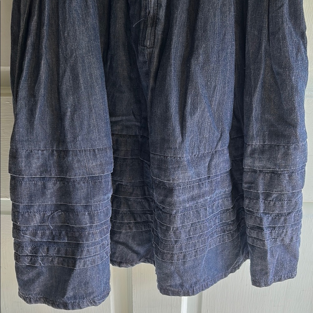 En Saison Denim Blue Long Sleeve Dress - Picture 4 of 6